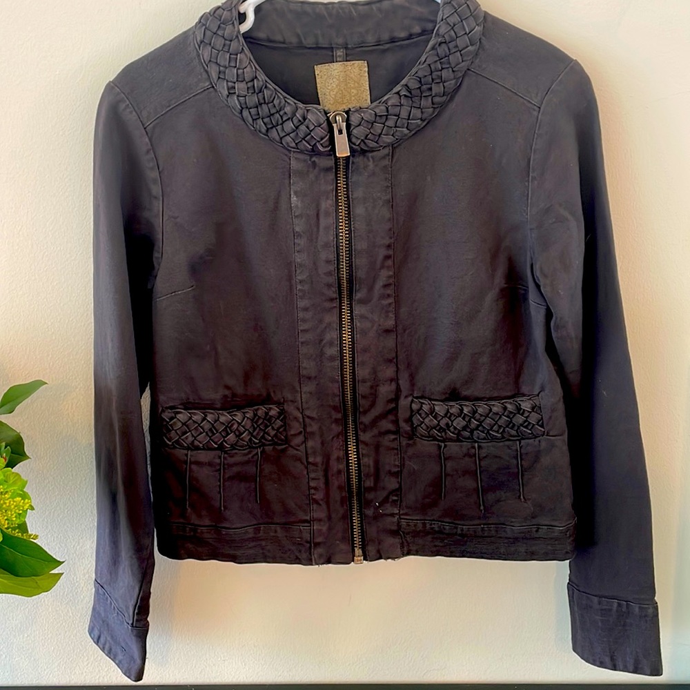 Chaser size small charcoal grey zip up jacket